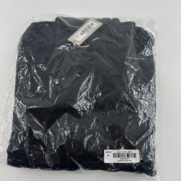 Kith Black Quinn Hoodie Size M - Picture 3 of 15